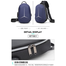 Waterproof Single Shoulder Multi-Function Chest Bag Anti-Theft Riding Fashion Outdoor With Usb Port image