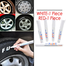 Waterproof Tire Marking Pen White And Red (Bundle Of 2) image