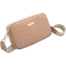 Wave Pattern Embroidered Camera Crossbody Bag Apricot image