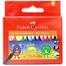 Faber Castell Wax Crayon 75mm 12Pcs image