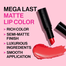 Wet n Wild Megalast Matte Lipstick - Sexpot Red image