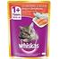 Whiskas Pouch Adult Cat Mackerel and Salmon - 80gm image