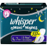 Whisper Maxi Nights Wings Heavy Flow Sanitary Pads for Women, XL image