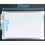 White Board Double Sided Dry Erase Whiteboard Magnetic 25x35 cm image