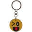 Winking Face With Tongue Hand-Painted Wooden Keyring image