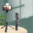 Wireless P20S Mini Live Broadcast Selfie Stick With LED Light image