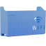 Wireless Wifi Router Shelf Storage Box Wall ABS Bracket Any Colour image