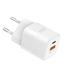 Wiwu 33W Gan Fast Charger USB-C QC3.0 Power Adapter- White image