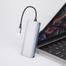 Wiwu Alpha 12-in-1 USB 3.0 Type C Multiple Function Hub- Gray image