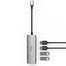 Wiwu Alpha 440 4-in-1 USB 3.0 Type-C Hub- Grey image