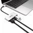 Wiwu Alpha C2H 3 in 1 USB Type-C HDMI Hub- Grey image