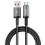 Wiwu Wi-C054 Aluminum Alloy Nylon Braided Titan Link Series Charging Cable With USB-A To Type C image