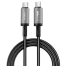 Wiwu Wi-C058 1M Aluminum Alloy Nylon Braided Titan Link Series Charging Cable With 240W USB-C To C image