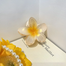 Women Beach Vacation Bohemia Egg Flower Hair Clips Flower Large Hair 1Pc image