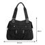 Women’s Handbag Solid ( black colour ) image