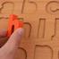 Wooden Alphabet Puzzle Board (Capital Letters) image
