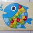 Wooden Alphabet Puzzle - Fish image