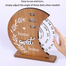 Wooden Creative Calendar Perpetual Desk Calendar for Standing image
