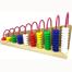 Wooden Double-Sided Calculation Shelf Abacus with Counting Addition Subtraction Math Toy for Kids image