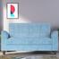 Wooden Double Sofa Komol - SDC-363-3-1-20 image