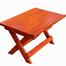 Wooden Folding And Portable Table with Cross Stand image