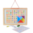 Wooden Magnetic Writing and Puzzle Board for Kids image