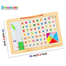 Wooden Magnetic Writing and Puzzle Board for Kids image