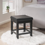 Wooden Stool Black Dash 1Pcs image