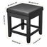 Wooden Stool Black Dash 1Pcs image