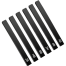 Worison Drawing Shading Compressed Charcoal Sticks, Soft, Medium, Hard-6 Pcs image