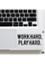 DDecorator Work Hard Laptop Sticker image