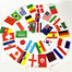 World Cup Football Party Decoration Bunting Banner With Small Flags (21 X 14 Cm Each) 48 Pcs image