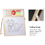 Writing board magnetic and multipurpose (White and Black both) image