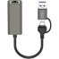 XO HUB018 USB to Type-C 2-in-1 RJ45 Network Converter Cable image