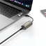 XO HUB018 USB to Type-C 2-in-1 RJ45 Network Converter Cable image