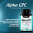 X Gold Health Alpha GPC Choline 600mg 120 Veggie Capsules -484144419 image
