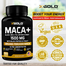 X Gold Health Organic Maca Root 1500mg 150 Veggie Capsules -484633552 image