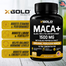 X Gold Health Organic Maca Root 1500mg 150 Veggie Capsules -484633552 image