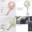 Xiaomi Solove N9P Mini Portable Fan with 2000mAh Battery - Pink image