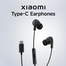 Xiaomi Type C In-Ear Earphones with 12.4 mm Drivers, HD Microphone, and IP54 Dust and Water Resistance (Black) image