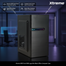 Xtreme M09 Front RGB Logo Mini Black Office Computer Case image