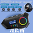 Y30 Motorcycle Bluetooth 5.4 Helmet Headset 500mAh Battery Waterproof RGB Light image