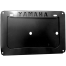 Yamaha Branded Metal Digital Box Type Registration Number Plate Holder Black 1Pcs image