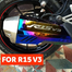 Yamaha R15 V3 Exhaust Cover Silencer Guard Multicolor SS Made image