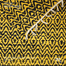 Baah Yellow and Gray Upcycle Floor Runner - 49x23 Inch image