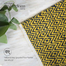 Baah Yellow and Gray Upcycle Floor Runner - 49x23 Inch image