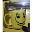 Yellow Emoji Ceramic Mug for Coffee, Tea, Water, or Milk - Set With 1 spoon image