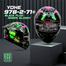 Yohe Black Fluo Green Glossy image