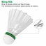 Yonex Mavis 370 Blue Cap Nylon Shuttlecock (White) image