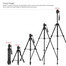 Yunteng Vct 880 Phone Camera Tripod Folding Lightweight Slr Camera Travel Tripod With Carrying Bag image